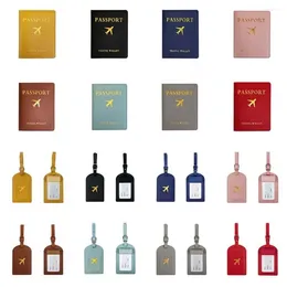 Card Holders ID Address Passport Case Travel Accessories Handbag Label Aeroplane Suitcase Tag Holder Luggage Cover