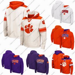 Men's Colosseum Charcoal Clemson Tigers Big Tall Arch Logo Pullover Hoodie Can customize any name or number