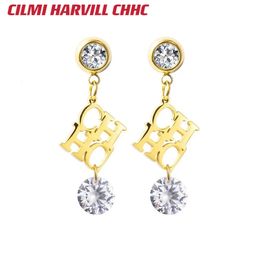 Gift Wrap CILMI HARVILL CHHC Women's Earrings Need Perforated Luxury Pendant Metal Design Lightweight Gift Box 231019