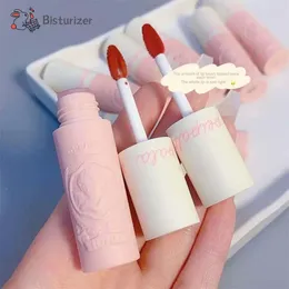 Lip Gloss Cartoon Cute Matte 4-piece Set Glaze And Does Not Stick To Cups Beauty Products Health Makeup No Tightness