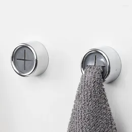 Hooks 3PCS Push-in Tea Towel Holder Grip Hook Chrome Self Adhesive Kitchen Cloth Clip Bathroom Wall Rack Washing Rag