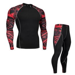 New For Men Thermal Underwear Sets Compression Sweats Quick Drying Thermal Men Suits Long Johns Mens Tracksuits2249