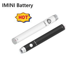 Original Imini AVV Battery Local Warehouse Max Preheat 510 Battery Vape Pen Vaper Desechable Cart Variable Voltage 510 Thread Battery with Bottom Type C Charging