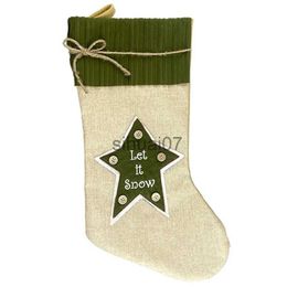 Christmas Decorations Christmas tree hanging gifts socks Christmas decorations socks candy bags cute Christmas gift bags x1019