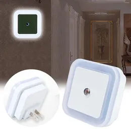 Night Lights 6pc 0.5W Plugin AutoSensor Control LED Light Lamp For Bedroom Hallway White Planetarium