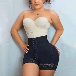 Women's Shapers Women Panties Hip Enhancer Bbl Shorts Double Compression High Waisted Mid-section Tummy Control Curvy Fit Faj2330