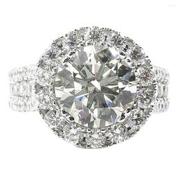 Cluster Rings Boho Jewellery Elegant Openwork Zircon Ladies And Ring Luxurious