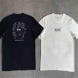 Clothing T-shirt High-quality Kith Midnight Snack Treats Men t Shirt Vintage Woment White Black s Clothingp2bv2583