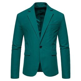 Men's Suits Blazers Mens Blazer Jacket European and American Men's Single Breasted Suit Men's Wedding Dress Suit Jacket 231018