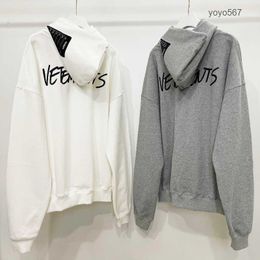 Sweatshirts Men's Hoodies Vetements Sweatshirt Letter Print Bla Patch Embroidery Women High Quality Vtm Casual Pullover Hoodie Designer QFSK