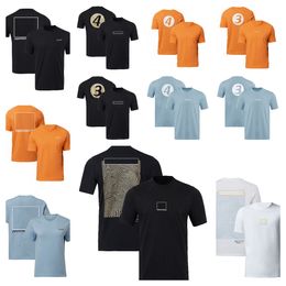 F1 racing suit short sleeve crew neck T-shirt men's plus size quick-drying clothes can be customized.