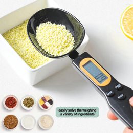 Measuring Tools 500g/0.1g Portable LCD Digital Kitchen Scale Mini Pets Food Spoon Gram Electronic Weight Volumn