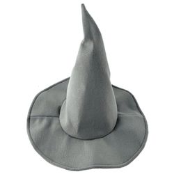 Halloween Toys Halloween Witch Hats Witch Party Costume Accessory Gray Hanging Wizard Hat Floating Porch Yard Decoration 231019