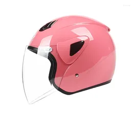 Motorcycle Helmets Electric Helmet Men Women Winter Be Cold-Proof Universal All Seasons Fashion Half Comfortable Safety