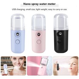 Steamer Ultrasonic Essential Oil Steamed Face Moisturizing Diffuser Water Nano Sprayer Clean Exfoliating Instrument Spot Cleaner 231020