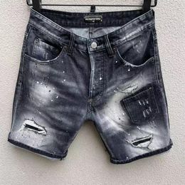 DSQ PHANTOM TURTLE Jeans Men Jean Mens Luxury Designer Skinny Ripped Cool Guy Causal Hole Denim Fashion Brand Fit Jeans Man Washed295h