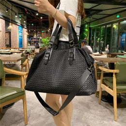 New Travel Organizer Handbags Ladies Shoulder Bag Nylon Mesh Tote Bag Large Capacity Removable Storage Bag