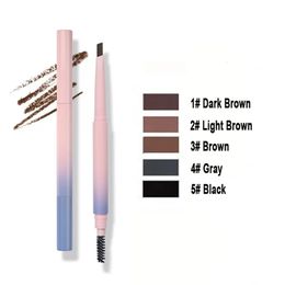 Eyebrow Enhancers Private Label 6 Colors Eyebrow Pencil Custom Bulk A Variety of Double-ended Eye Brow Pencils Pigment Waterproof Brow Makeup 231020