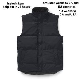 CANADA USA style Mens style real feather down Winter Fashion vest bodywarmer Advanced Waterproof Fabric251S