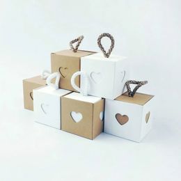 Gift Wrap 50pcs Kraft Paper Gift Box party Favours christmas candy box gift boxes for party Favours boxes for party Favours candy box 231020
