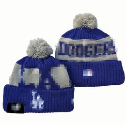 Men's Caps Baseball Hats Dodgers Beanie All 32 Teams Knitted Cuffed Pom Los Angels Beanies Striped Sideline Wool Warm USA College Sport Knit hats Cap For Women A4