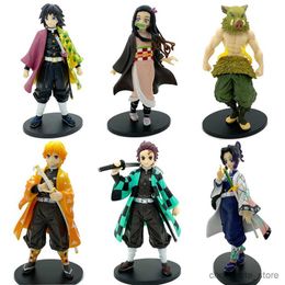 Action Toy Figures Anime Demon Slayer figure Action Figure Agatsuma Nezuko Warrior Model Toys