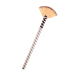 Makeup Brushes Make Fan Brush Woman Pearlescent Powder Cosmetics Bamboo Professional Miss