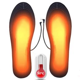 Shoe Parts Accessories Heated Insoles Shoe Winter Outdoor Sports Heating Insole Winter Warm Electric Foot Warming Pad Feet Warmer Sock Pad Mat 231019