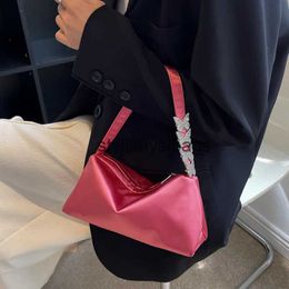 Shoulder Bags Bag Women's Silk Shoulder Bag New Fashion Diamond Butterfly Tote Bag and Handbagsstylishyslbags