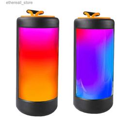 Cell Phone Speakers Wireless Speaker Bluetooth-compatible Loudspeaker Light Call Sound Box Q231021