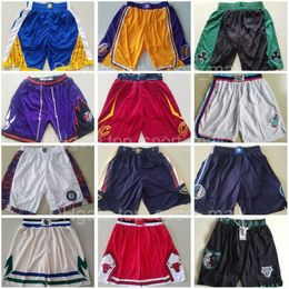 Stitch Basketball Shorts Team Colour Sport Wear Without Pocket Short Sweatpants Pant Black White Red Purple Elastic Waist Men Size S M L XL XXL