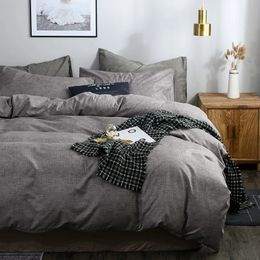 Bedding sets Texture Grain Pattern Home Double Duvet Cover Set 220x240 King Size Queen Affordable Durable Quilt 231020