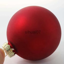 Christmas Decorations 5 pieces/PAK family activities Christmas party decorations decorative decorations matte finish red glass balls x1020