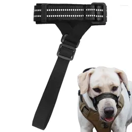 Dog Collars Nylon Muzzle Comfortable Mouth To Prevent Barking And Biting Large Dogs Training Supplies For Home Outdoor