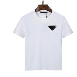 Fashion letters Summer T Shirts Mens Womens Designers tshirts For Men s Tops triangle pattern Tshirts Clothing Ches Short Sleev156Q