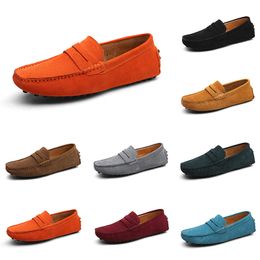 men casual shoes Espadrilles triple black navy brown wine red taupe green Sky Blue Burgundy candy mens sneakers outdoor jogging walking fourteen