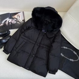 Warm Winter Down Coat Women's Fur Coat Jackets Women Down Puffer Jacket with Fox Fur Hooded