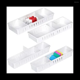 Dinnerware Sets 4 Pack Desk Drawer Organiser Trays Plastic Office Set Makeup Storage Dividers