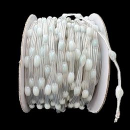 Christmas Decorations DC5V 15202530mm50mm100mm Pitch SK6812RGBW LED Pebble Seed Pixel String Light Addressable Full Color IP67 Clear Wire 231019