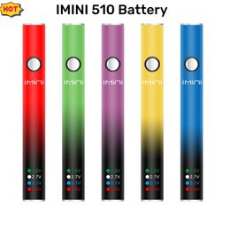 Most Classical 510 Thread Vape Pen Battery Slim Pen Vaporizer 510 Thread Batteries 380mAh Preheat for Cartridges with Fast Charger Low Price USB Blister Packaging