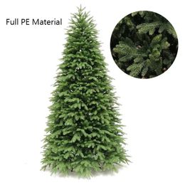 Christmas Decorations Large Artificial Tree Green Plants Full PE Five Leaves Luxury Encryption with Iron Bracket Year Home Decoration 231019