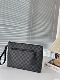 bag New wash Damier evening clutch handbag Genuine leather designer tote checkerboard shoulder crossbody package