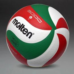 Balls US Original Molten V5M5000 Volleyball Standard Size 5 PU Ball for Students Adult and Teenager Competition Training Outdoor Indoo 231020
