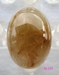 Loose Gemstones Natural Golden Rutilated Quartz Oval Accessori Suitable For Pendants Women Jewellery Accessories Weddings Parties Birthday