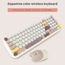 Keyboard Mouse Combos MOFII CandyPRO Wireless Combo Bluetooth Wireless for Mac IPad IPhone PC Laptop and Android 231019