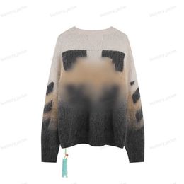 Designer Sweaters Offs White Winter Ofs Hoodie Jacket Loose Coat Pullovers Sweatshirt Men Woman Couples Casual Wool Cashmere Hippocampus Gradient Long Sleeve 81TM