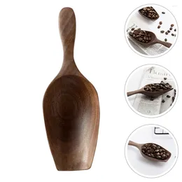 Spoons Coffee Bean Tea Condiment Wooden Reusable Powder Scoops Canisters Bulk Beans