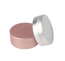 NEW 20g Pink Aluminium Jar Box 20ml Aluminium Jar lip gloss Container Tea Tin Cosmetics Packing bottle