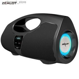 Cell Phone Speakers ZEALOT P1 40W Portable Wireless Bluetooth Speaker IPX5 Boom Box Waterproof Loudspeaker Dynamics Music Subwoofer Outdoor Stereo Q231021