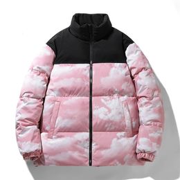 Men's Vests Winter Patchwork Thicken Casual White Duck Down Jackets Men Street Print Parka Harajuku Oversized Outwear Unisex 231020